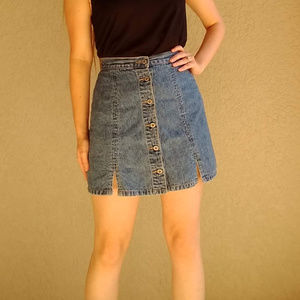 American Eagle Outfitters Button Front Skirt